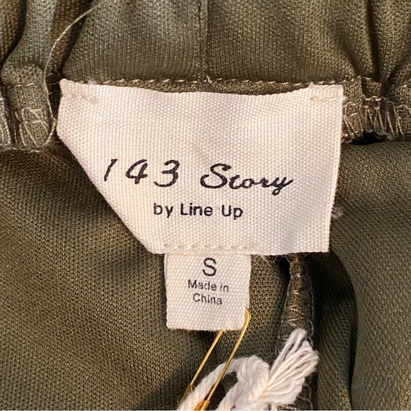 143 Story By Line Up size Small Women’s Green Leopard Print Skirt - Picture 4 of 5